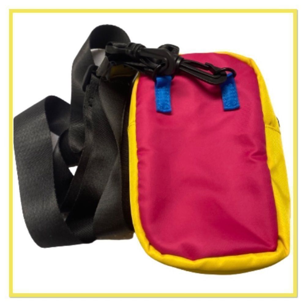 No Boundaries Pink and Yellow Gabriella Crossbody Bag